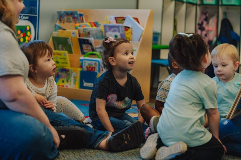Classroom facilities at Lil' Patriots Academy 56th Ave campus in Puyallup, showcasing safe, well-equipped learning spaces.
