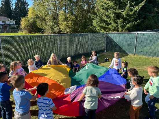 Exterior and playground at Lil Patriots Academy 176th Street center in Puyallup, a convenient and trusted daycare puyallup wa location for families.