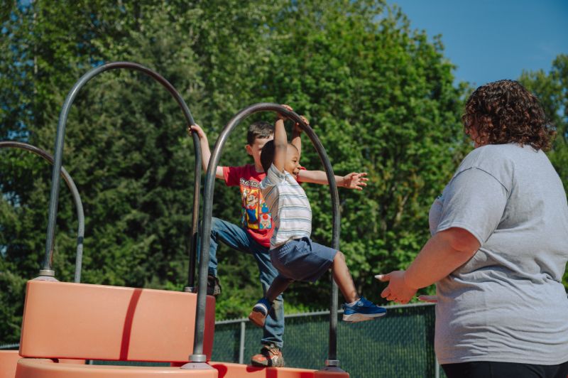 Playtime and social learning for toddlers at Lil Patriots Academy 56th Ave campus in Puyallup.